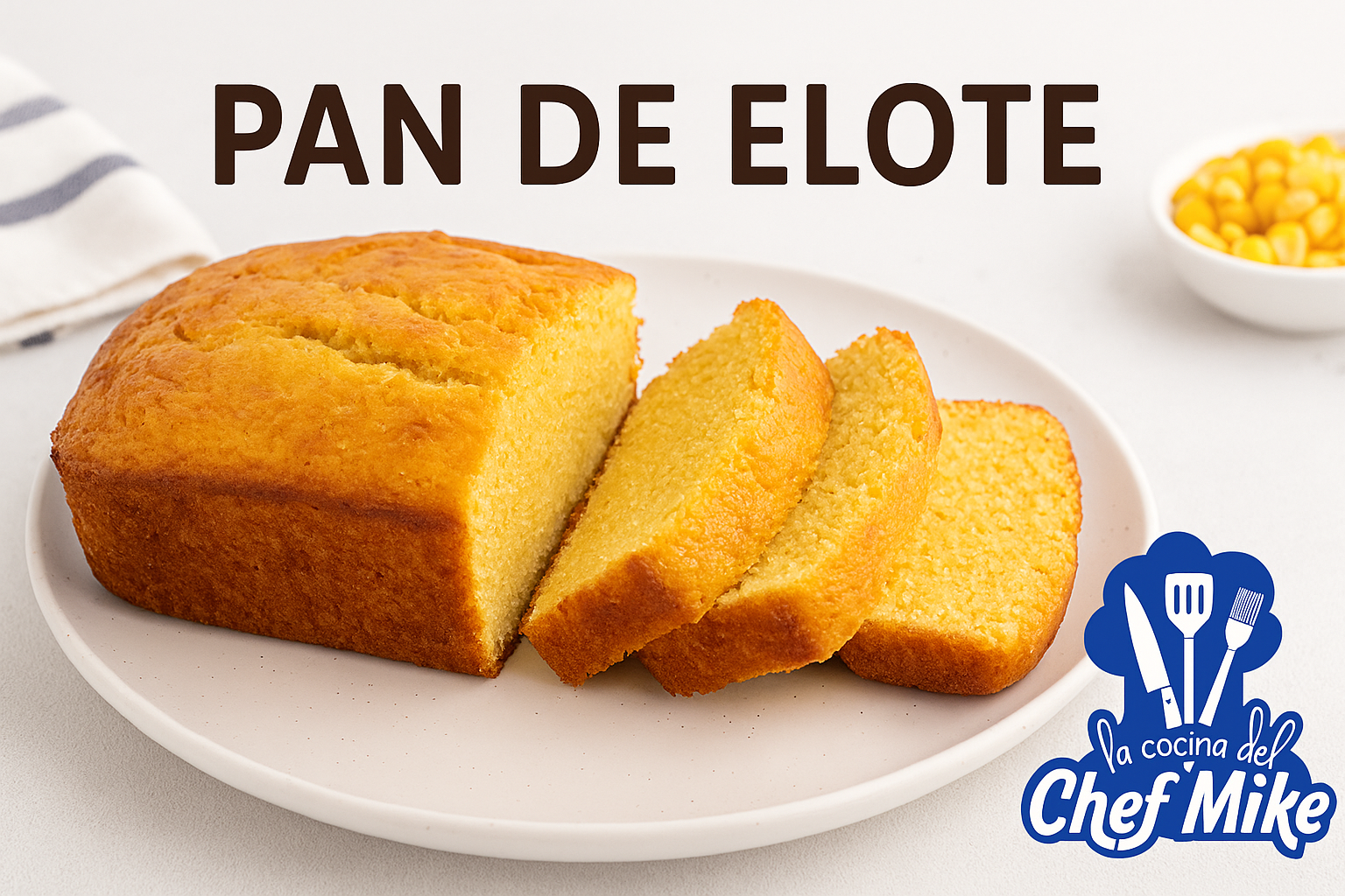Pan de Elote estilo casero