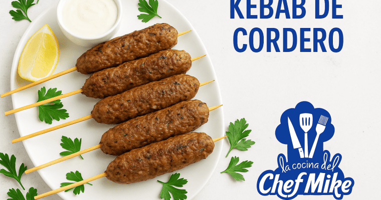 Kebab de cordero estilo turco
