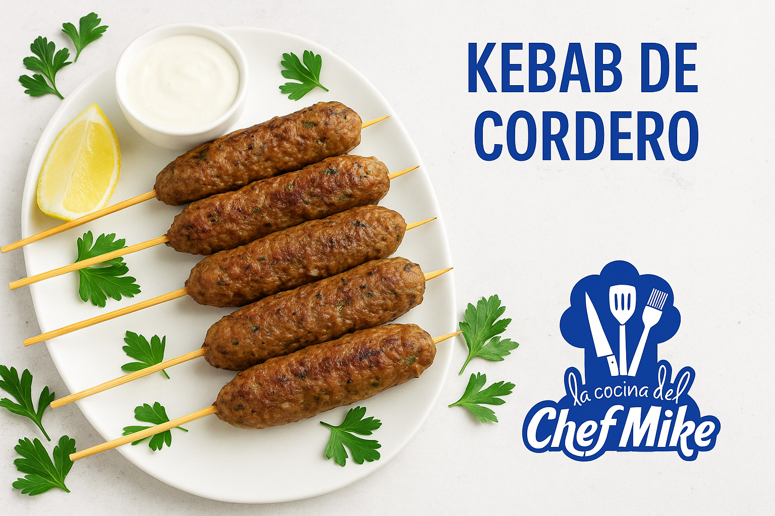Kebab de cordero estilo turco