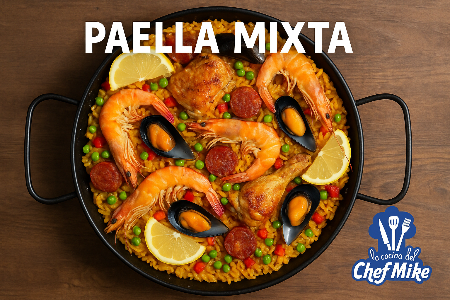Paella Mixta al Estilo del Chef Mike