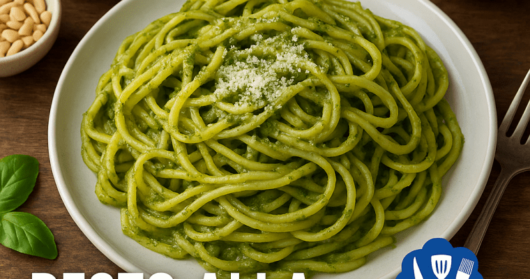 Pesto alla Genovese con Trofie (o Trenette)
