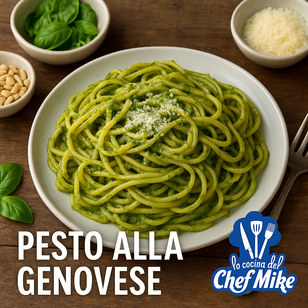 Pesto alla Genovese con Trofie (o Trenette)