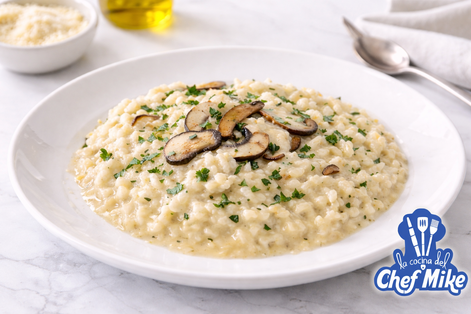 Risotto de Hongos Trufado